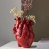 Heart-Shaped Resin Flower Vase - Decorative Plant Pot For Desktop, Living Room & Table Decor