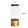 Modern Transparent Glass Hydroponic Flower Vase - Decorative Home & Office Table Vase