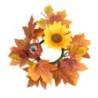 Fall Harvest Artificial Flower – Pumpkin, Berries & Maple Leaf Decoration