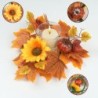 Fall Harvest Artificial Flower – Pumpkin, Berries & Maple Leaf Decoration