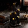 Halloween Melting Candle Holder – Black Lava Resin Candlestick