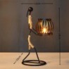 Vintage Wrought Iron Candle Holder - European Style Metal Decor For Home & Restaurant