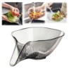 Multifunctional Sink Strainer Basket – Fruit, Vegetable & Rice Washing Colander