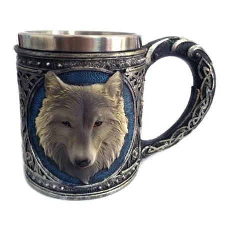 3D Wolf Mug – Cartoon Lone Wolf King Coffee, Tea & Beer Cup