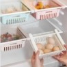 Retractable Refrigerator Storage Divider - Adjustable Pull-Out Fridge Organizer Rack