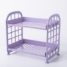 2-Tier Kitchen Storage Rack – Compact Plastic Countertop Organizer