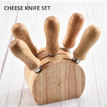 Stainless Steel Cheese Serving Knife Set – 5-Piece Butter Spatula