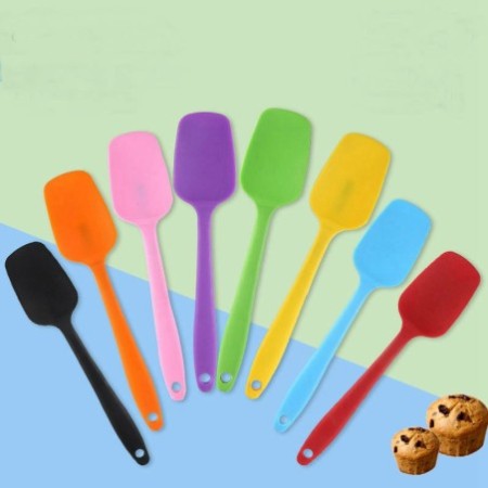 Silicone Butter Spatula Set – Large & Small Cake, Cream & Baking Scrapers