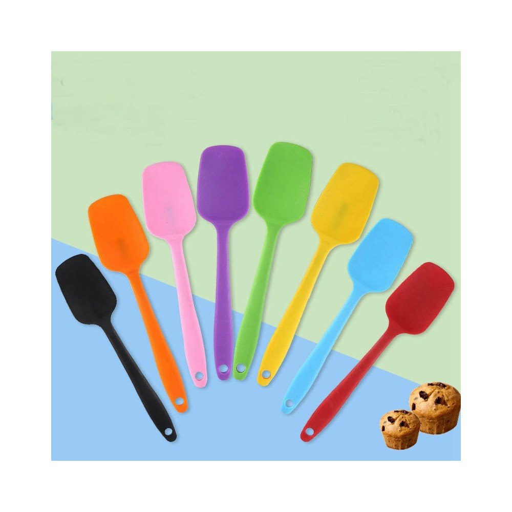 Silicone Butter Spatula Set – Large & Small Cake, Cream & Baking Scrapers