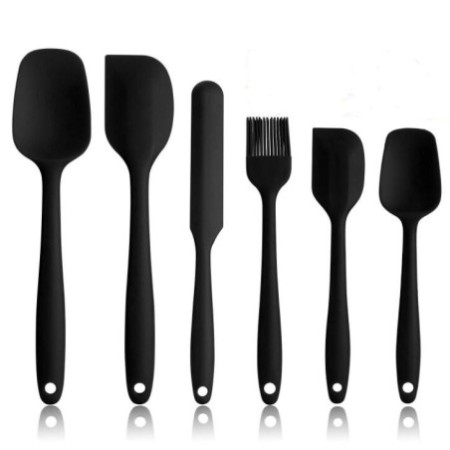 6-Piece Silicone Spatula Set – BPA-Free Heat-Resistant Baking & Cooking Utensils