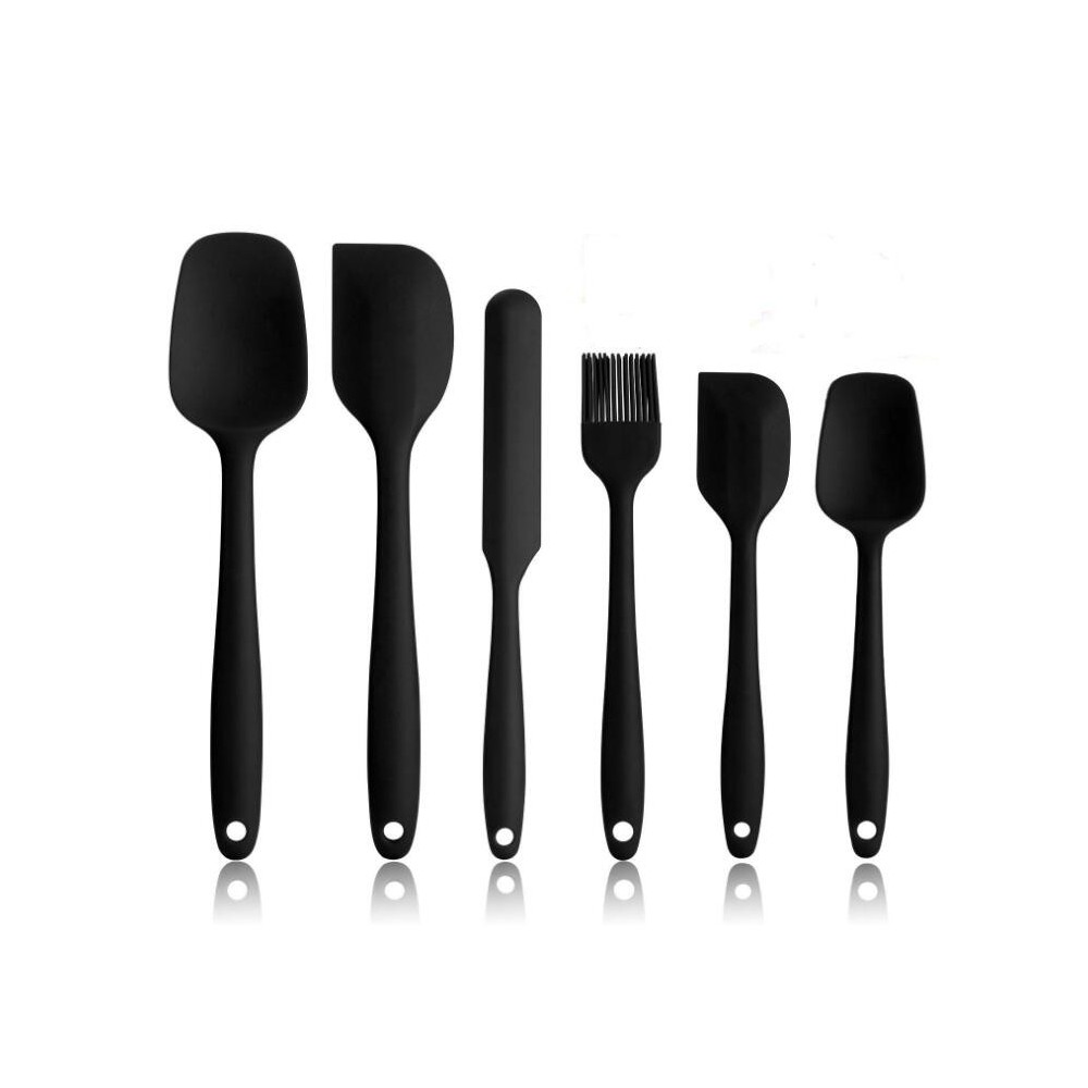 6-Piece Silicone Spatula Set – BPA-Free Heat-Resistant Baking & Cooking Utensils