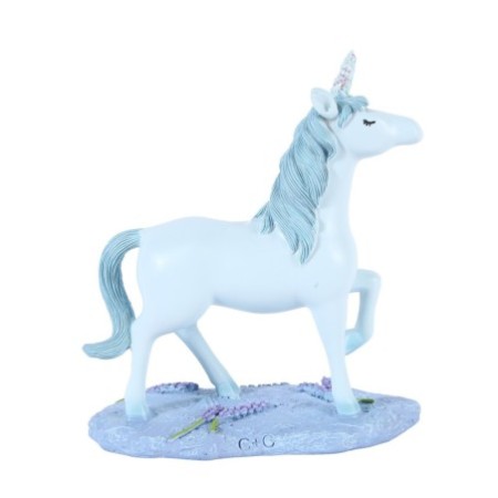 Blue Unicorn Pony Resin Ornament – Magical Home & Tabletop Decor