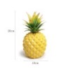 Yellow Pineapple Resin Figurine – Green Plant Desk & Home Decoration
