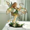 White Crystal Fairy Acrylic Ornament – Elegant Desktop Decor & Birthday Gift
