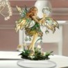 White Crystal Fairy Acrylic Ornament – Elegant Desktop Decor & Birthday Gift