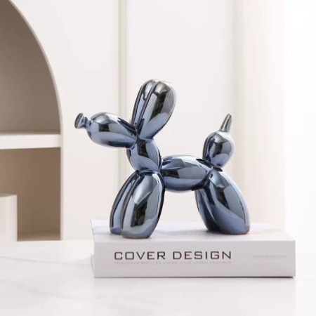 Modern Balloon Dog Figurine – Stylish Ceramic Home Decoration