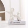 Modern Balloon Dog Figurine – Stylish Ceramic Home Decoration