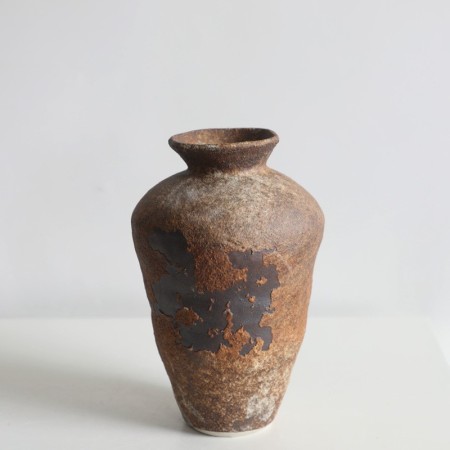 Wabi-Sabi Style Handmade Ceramic Vase - Rustic Vintage Flower Vase For Home & Zen Decor