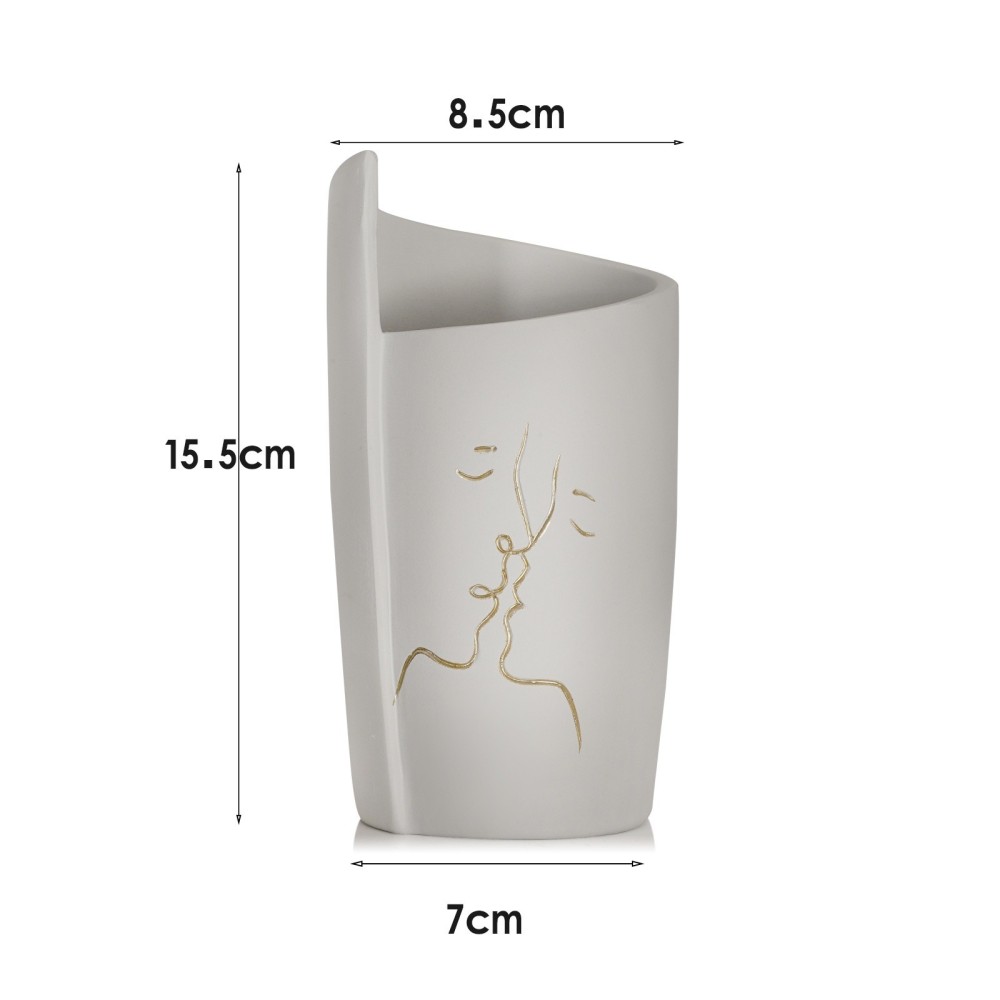 Decorative Resin Flower Vase – Home & Tabletop Ornament