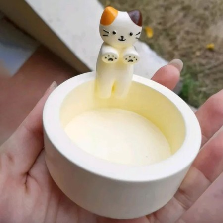 Cute Cat Candle Holder – Kitten Aromatherapy Desktop Decor & Gift Ornament