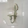 Rustic Wall-Mounted Candle Holder– Iron Cottage-Style Home Decor